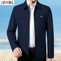 Newest Spring Jacket Men Casual Jacket Zipper Pocket Bomber Jacket Men's Jackets Slim Fit Luxury Baseball Coats L-3XL Outerwear