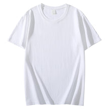 Solid Color T-shirt 8 Colors 2023 New Short Sleeve Men's/Women's Heavy Pound 220g Cotton White Crewneck Loose Top S-4XL