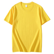 Solid Color T-shirt 8 Colors 2023 New Short Sleeve Men's/Women's Heavy Pound 220g Cotton White Crewneck Loose Top S-4XL