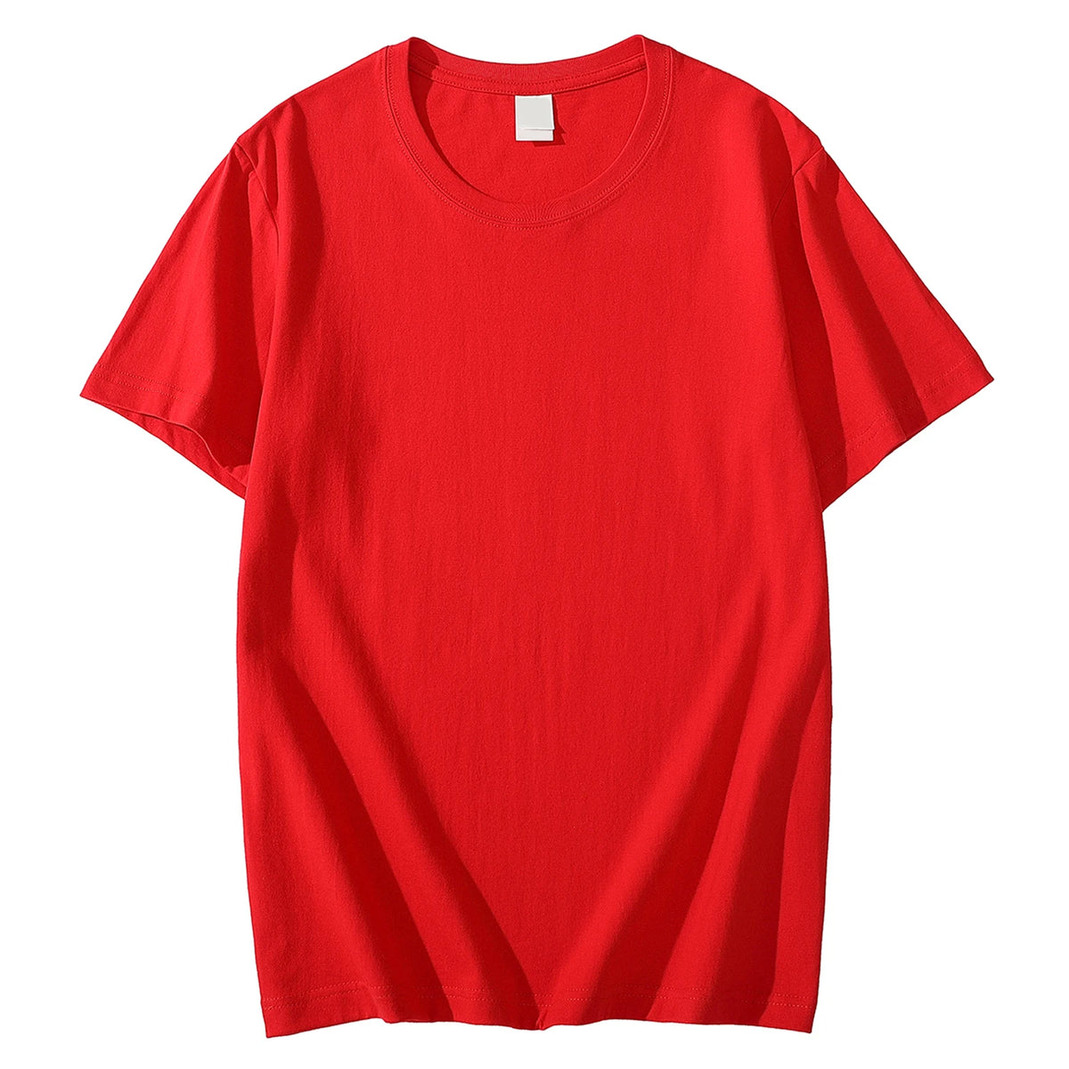 Solid Color T-shirt 8 Colors 2023 New Short Sleeve Men's/Women's Heavy Pound 220g Cotton White Crewneck Loose Top S-4XL