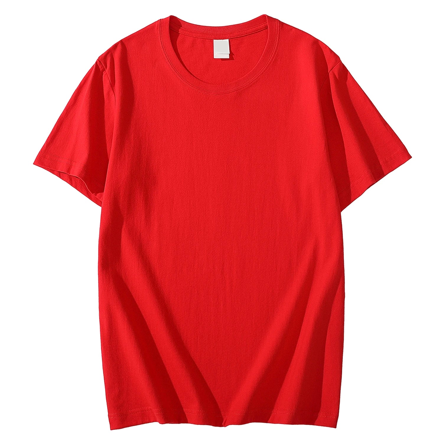 Solid Color T-shirt 8 Colors 2023 New Short Sleeve Men's/Women's Heavy Pound 220g Cotton White Crewneck Loose Top S-4XL