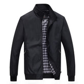 Spring and Autumn Men's Coat Fashion Trend Casual Jacket Large Loose Cardigan Middle aged Dad's Fashion Baseball Jacket