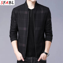 Newest Spring Jacket Men Casual Jacket Zipper Pocket Bomber Jacket Men's Jackets Slim Fit Luxury Baseball Coats L-3XL Outerwear