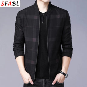 Newest Spring Jacket Men Casual Jacket Zipper Pocket Bomber Jacket Men's Jackets Slim Fit Luxury Baseball Coats L-3XL Outerwear