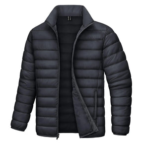 MAGCOMSEN Lightweight Puffer Jacket Mens Winter Thermal Warm Quilted Coat Waterproof Windproof Puffy Jackets Male Windbreaker