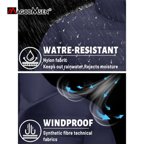 MAGCOMSEN Lightweight Puffer Jacket Mens Winter Thermal Warm Quilted Coat Waterproof Windproof Puffy Jackets Male Windbreaker