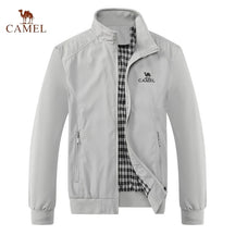 Embroidered CAMEL Spring and Autumn Casual Solid Color Fashion Slim Fit Bomb Jacket Jacket Baseball Jacket Men's Jacket M-6XL