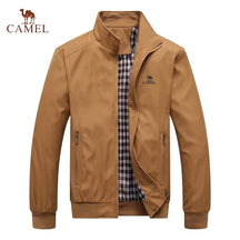 Embroidered CAMEL Spring and Autumn Casual Solid Color Fashion Slim Fit Bomb Jacket Jacket Baseball Jacket Men's Jacket M-6XL